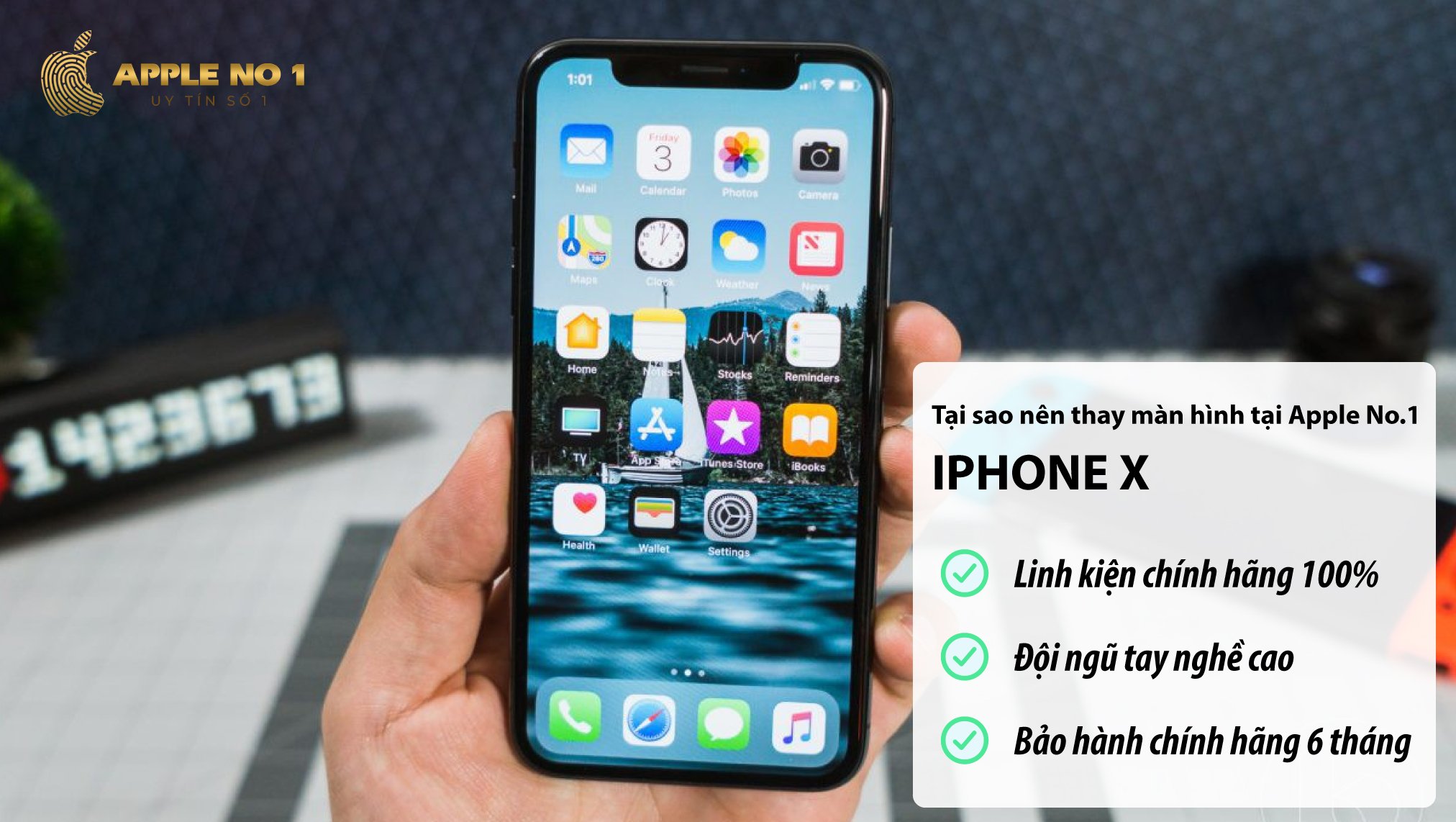 Thay màn hình iPhone X uy tín, chuyên nghiệp tại Apple No.1