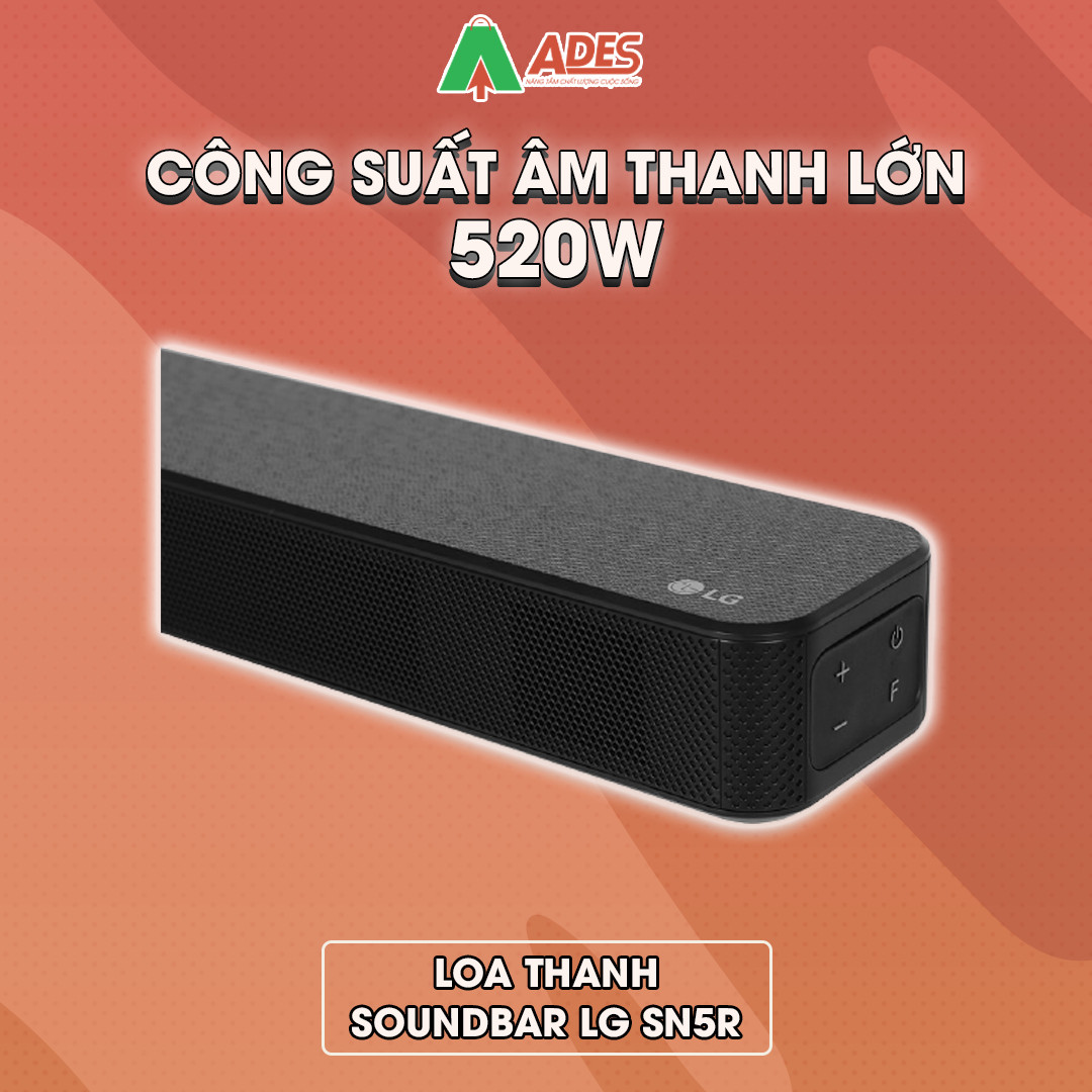cong suat Loa thanh soundbar LG SN5R
